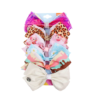 Printed & Shimmery Leather grosgrain ribbon, 5 "Jojo Bows