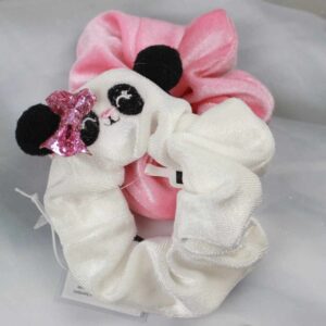 Panda Hair Scrunchies