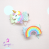 Glittery Unicorn Resin Bows - Image 3