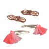 Leather Bow and Tassel Snaps - Image 2