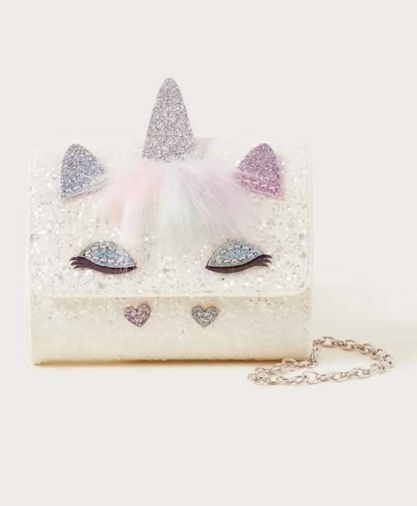 Glitter Unicorn Mini Purse Bag