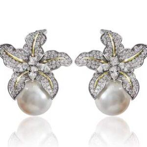 Flower Pearl Earring