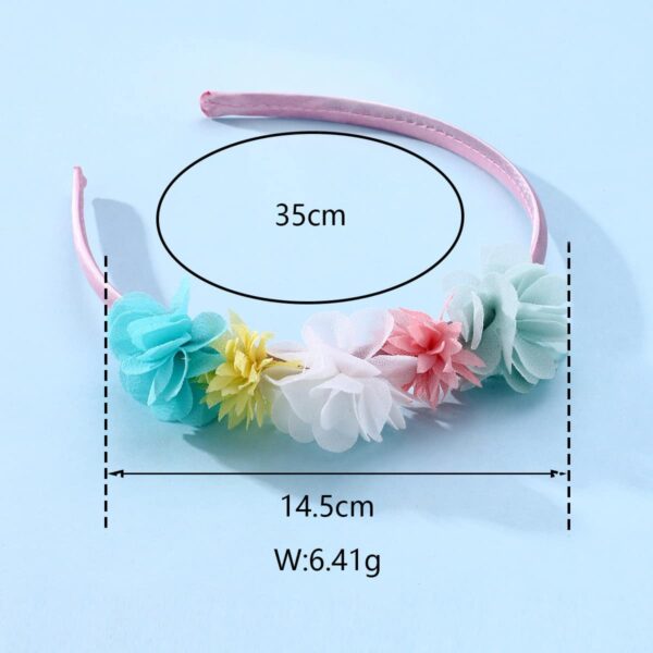 Georgette Flowers Hairband - Image 4