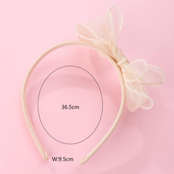 Cream Georgette Hairband - Image 3