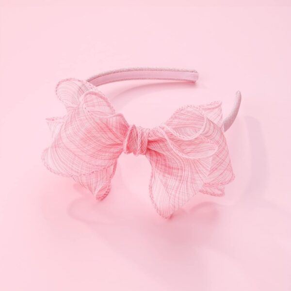 Pink Georgette Bow - Image 2