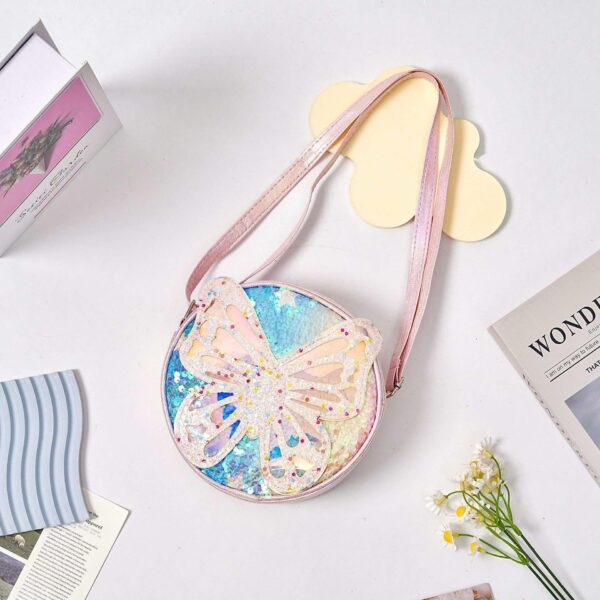 Pink Butterfly Crossbody - Image 3