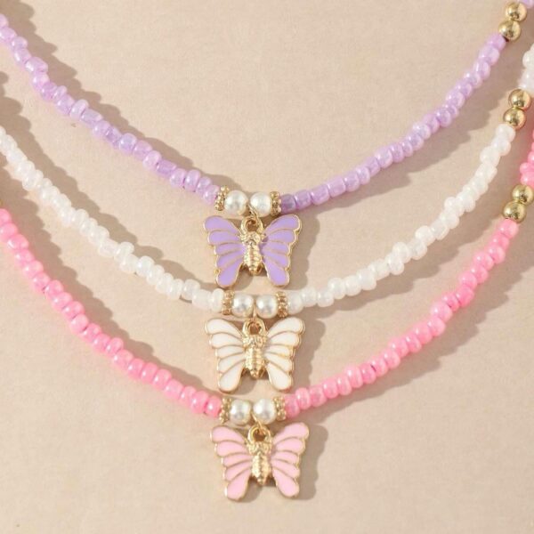 Butterfly Bead Necklace - Image 2