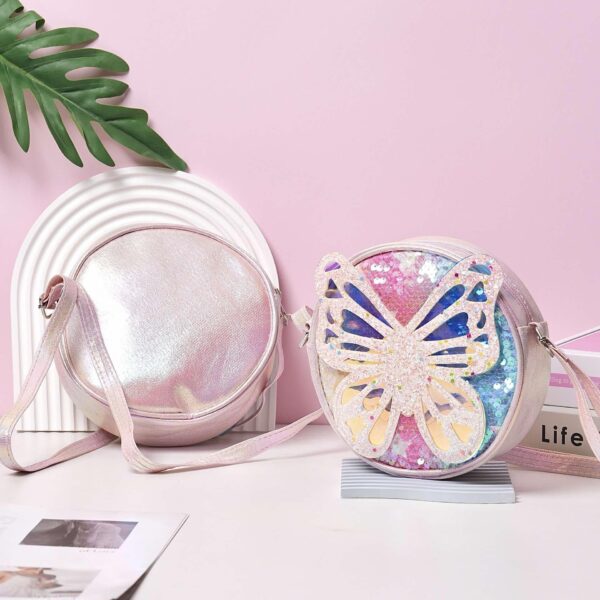 Pink Butterfly Crossbody - Image 4