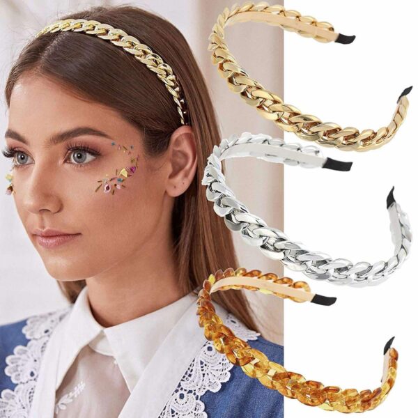 Acrylic Chain Hairband - Image 8