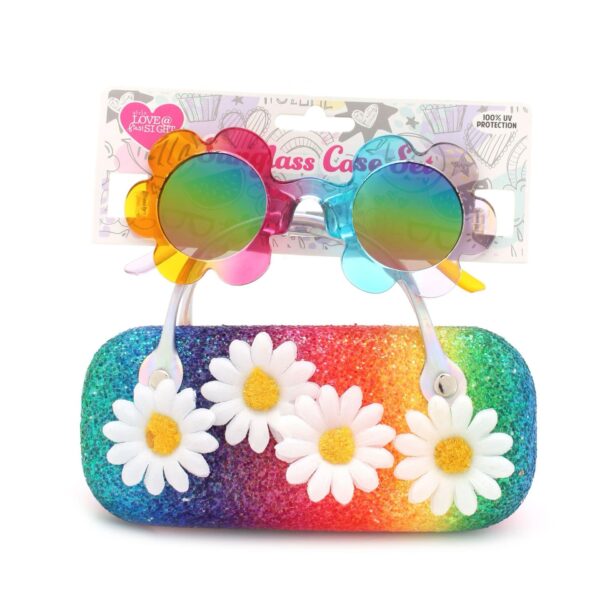 Rainbow Flower Glasses