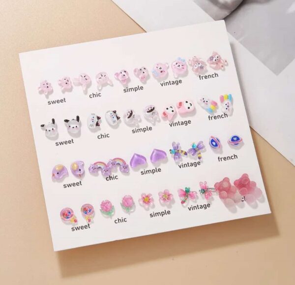 Acrylic Ear Studs - Image 2