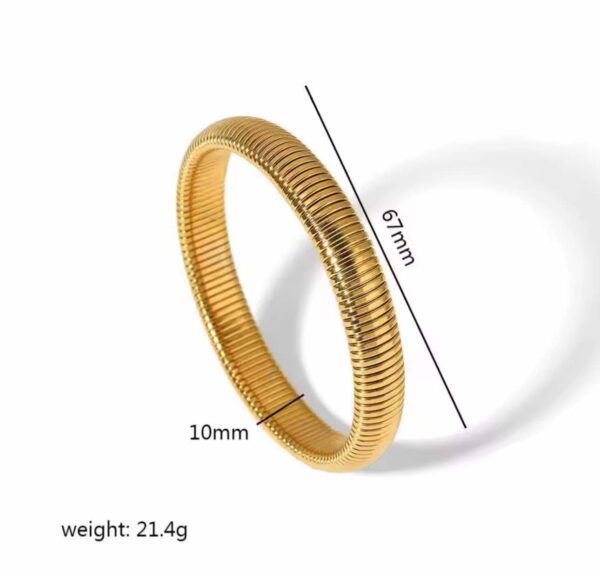 Stretchable Bracelets (Gold Platted) - Image 5