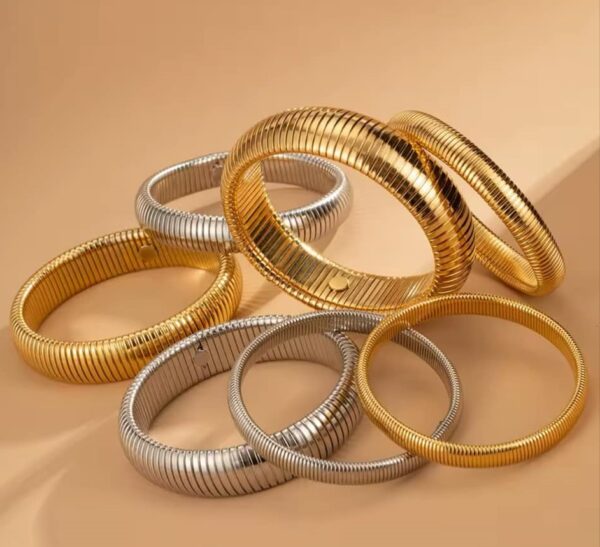 Stretchable Bracelets (Gold Platted)