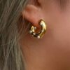 Pearl and Zircon Paved (Gold Platted) - Image 5